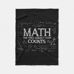 Cobertor De Velo Ciência Engraçada Nerd Matemática O Único Assunto