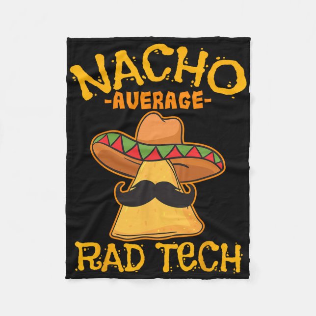 Cobertor De Velo Cin Média Rad Tech Radiologista Nacho (Frente)