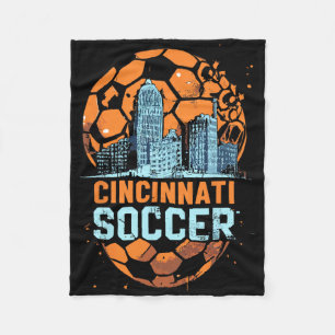 Cobertor De Velo Cincinnati Cidade do Futebol Horizonte Cool Cincy