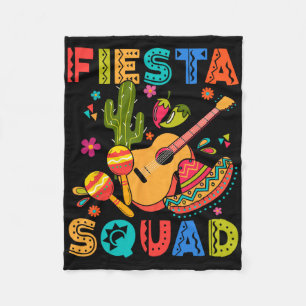 Cobertor De Velo Cinco de Mayo Fiesta Squad Family Matching Group A