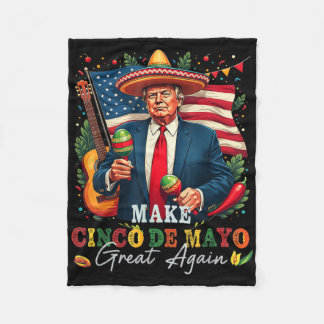 Cobertor De Velo Cinco De Mayo Make Cinco De Mayo Great Again Donal
