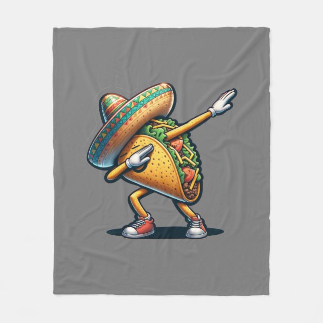 Cobertor De Velo Cinco de Mayo Taco (Frente)