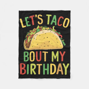Cobertor De Velo Cinco De Mayo Vamos Taco Bout Meu Aniversário Mexi