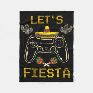 Cobertor De Velo Cinco De Mayo Video Games Controle de Jogos Gamer