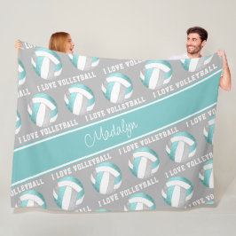 Cobertor De Velo cinza aqua garotas brancas adoram sala de esportes