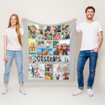 Cinza de Colagem Fotográfica Moderna SISTERS 19