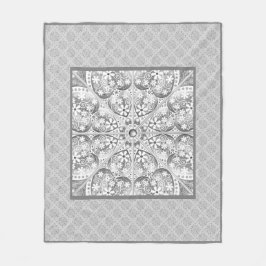 Cobertor De Velo Cinza de rendas cerâmicas