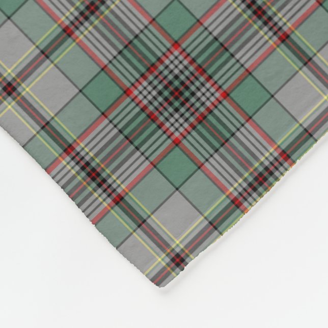 Cobertor De Velo Cinza e Green Craig Clan Tartan (Quina)