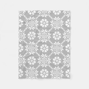 Cobertor De Velo Cinza Letã Tradicional Sun Auseklis Saulite