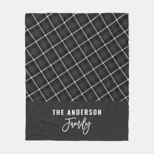 Cobertor De Velo Cinza Negra queda rústica mínima no inverno