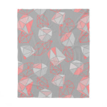 Cinzas e Corais de Padrão de Gems Modernos