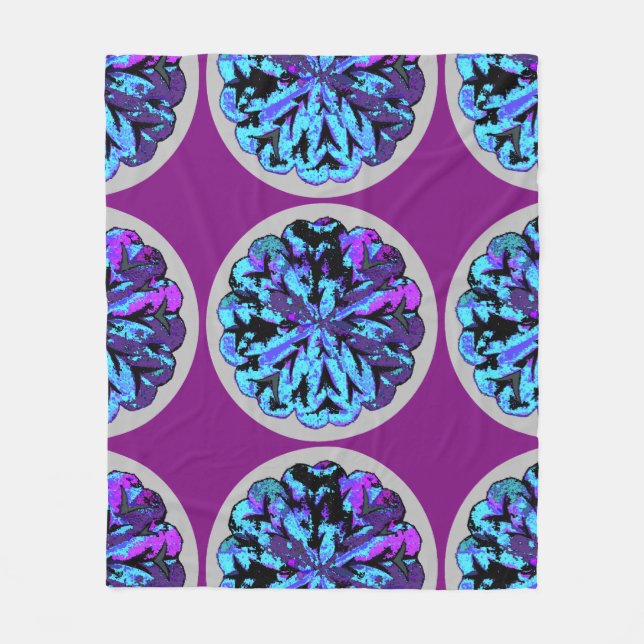 COBERTOR DE VELO CÍRCULO ABSTRATO WYCINANKI GR (Frente)