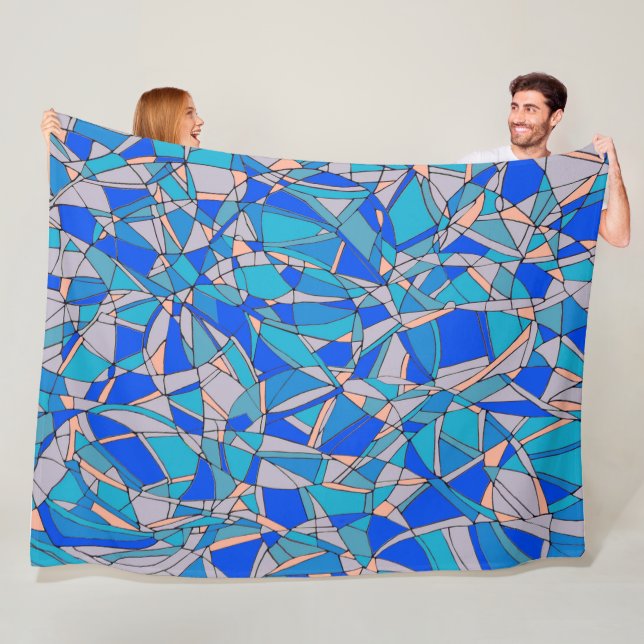 Cobertor De Velo Círculos abstrato (In Situ)