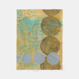 Cobertor De Velo Círculos castanho escuro e Cinza com números