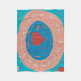 Cobertor De Velo Círculos de amor Fleece Blanket