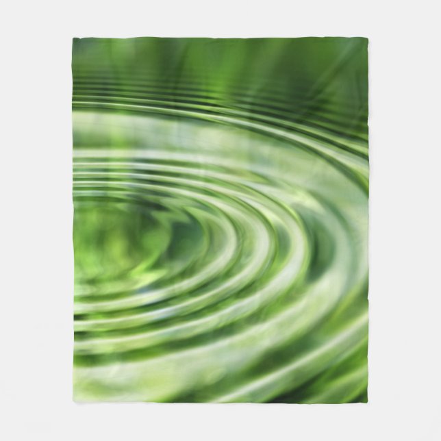 Cobertor De Velo Círculos de ondas concêntricas (Frente)