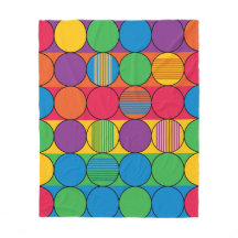 Círculos e Listras Coloridos