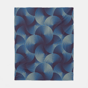 Cobertor De Velo Círculos metálicos ilusão óptica, patamar sem cost