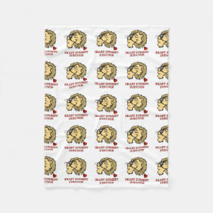 Cobertor De Velo Cirurgia cardíaca Leão Sobrevivente