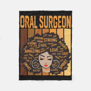 Cobertor De Velo Cirurgião Oral Poderoso Mês da História Negra Orgu