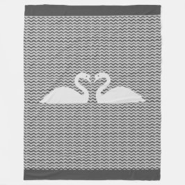 Cobertor De Velo Cisnes e ondas