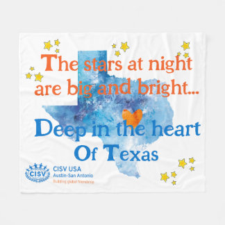 Cobertor De Velo CISV Austin Stars em Grande Cobertura Noturna