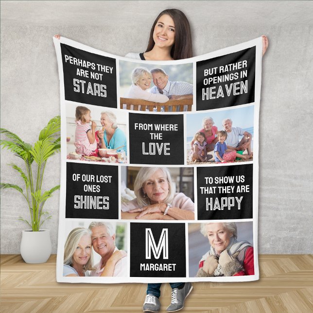 Cobertor De Velo Citação da Colagem de Fotos do Memorial (Criador carregado)