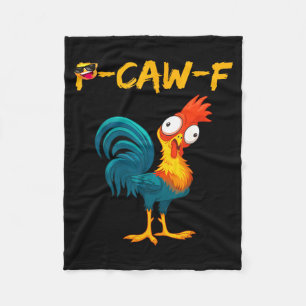 Cobertor De Velo Citação engraçada de humor de frango meme de galo