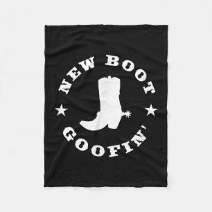 Cobertor De Velo Citação engraçada de meme de bota de cowboy goofin