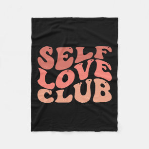 Cobertor De Velo Citação Inspiradora do Love Club Self Love