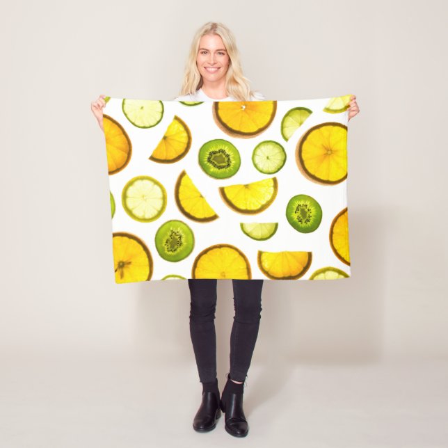 Cobertor De Velo Citrus Fruta Fleece Blanket (In Situ)