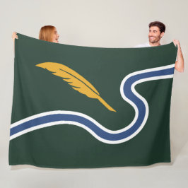 Cobertor De Velo City Flag of Northampton (Massachusetts, EUA)