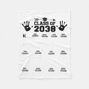 Cobertor De Velo Cl De 2038 Cresce Com Mim Handprint Pré-K 12