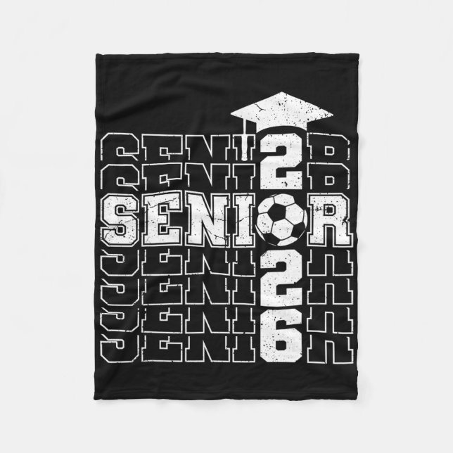 Cobertor De Velo Cl Of 2026 Senior 2026 Soccer Seniors Graduation  (Frente)
