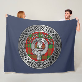 Cobertor De Velo Clan Adair Crest & Tartan Knot