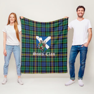 Cobertor De Velo Clan Allison Tartan Xadrez