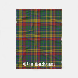 Cobertor De Velo Clan Buchanan Tartan Fleece Blanket