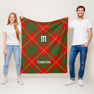 Cobertor De Velo Clan Cameron Tartan