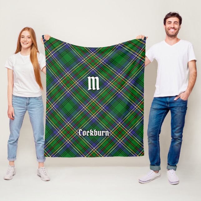 Cobertor De Velo Clan Cockburn Tartan (In Situ)