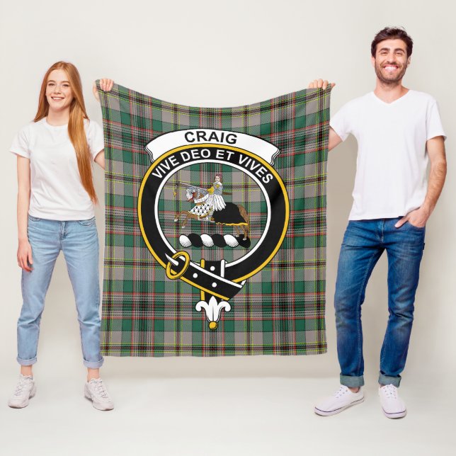 Cobertor De Velo Clan Craig Ancient Tartan Xadrez (In Situ)