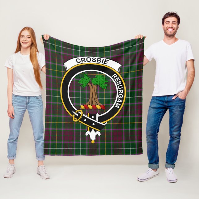 Cobertor De Velo Clan Crosbie Tartan Xadrez (In Situ)
