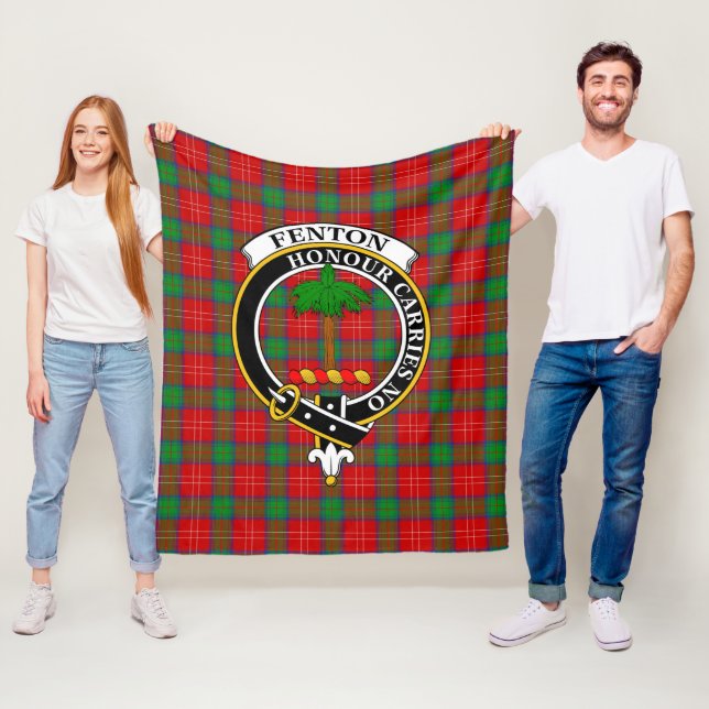 Cobertor De Velo Clan Fenton Tartan Xadrez (In Situ)