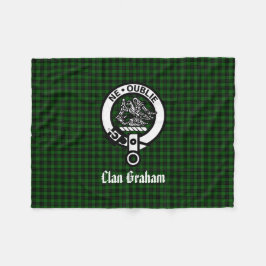 Cobertor De Velo Clan Graham Crest Crachá e Tartan