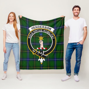Cobertor De Velo Clan Henderson Modern Tartan Xadrez