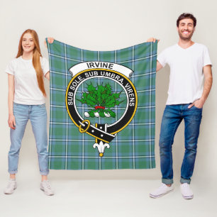 Cobertor De Velo Clan Irvine Tartan Xadrez