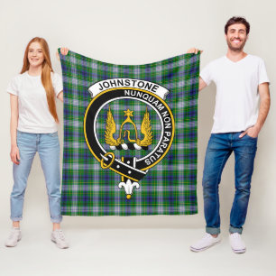 Cobertor De Velo Clan Johnston vestida Xadrez de Tartan