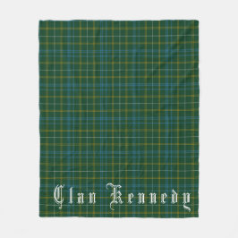 Cobertor De Velo Clan Kennedy Tartan Fleece Blanket