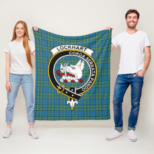 Cobertor De Velo Clan Lockhart Ancient Tartan Xadrez