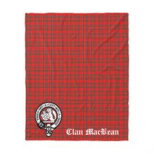 Clan MacBean Crest Crachá e Tartan