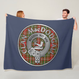 Cobertor De Velo Clan MacDougall Crest & Tartan